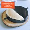 Imusa Empanada Press Set  Dumpling Maker, Plastic Empanada Mold & Pastry Press for Stuffed Pastries, Turnovers, Pierogi, Masa & Dough Preparation, 1 Pack, Black view 3