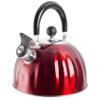 Mr. Coffee Twining 2.1 Quart Pumpkin Shaped Stainless Steel Whistling Tea Kettle, Metallic Red view 4