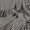 SARO LIFESTYLE Houndstooth Design Throw Blanket, Black, 50"x60" view 3