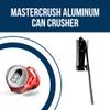 MasterCrush Wall Mounted Aluminum Can Crusher Heavy Duty  Tin and Plastic Bottle Smasher for Recycling (12oz/16oz/24oz/32oz) view 2