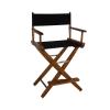 Extra-Wide Premium 24 in. American Oak Counter Height Directors Chair view 4