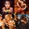 CYLAPEX 6 Pack Warm White Fairy Lights String Battery Operated Fairy Lights Firefly Lights LED Starry String Lights 7ft 20 LEDs Silvery Copper Wire for Christmas DIY Decoration Costume Wedding Party view 3