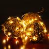 CYLAPEX 6 Pack Warm White Fairy Lights String Battery Operated Fairy Lights Firefly Lights LED Starry String Lights 7ft 20 LEDs Silvery Copper Wire for Christmas DIY Decoration Costume Wedding Party view 4
