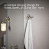 Kohler 72572-SN Artifacts Double Robe Hook, Vibrant Polished Nickel view 4