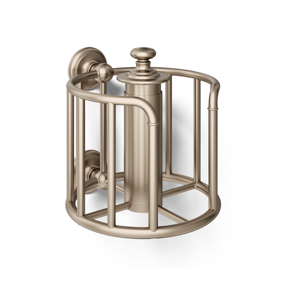Kohler K-72576-BV Artifacts Toilet Tissue Carriage, Vibrant Brushed Bronze