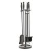 UniFlame 5-Piece Bronze Fireplace Tools Set with Cylinder Handles (F-1665) view 1