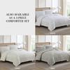 Beatrice Home Fashions Medallion Chenille Bedspread, Standard Sham, White view 4