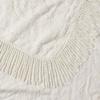Beatrice Home Fashions Medallion Chenille Bedspread, Standard Sham, Ivory view 4