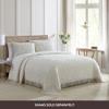 Beatrice Home Fashions Medallion Chenille Bedspread, King, Ivory view 3