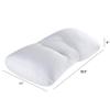 Remedy Microbead Pillow - Moldable and Temperature Regulating Cushion Ergonomic Pillow - Supports Head, Neck and Shoulders for Restful Sleep and Travel - (White) view 2