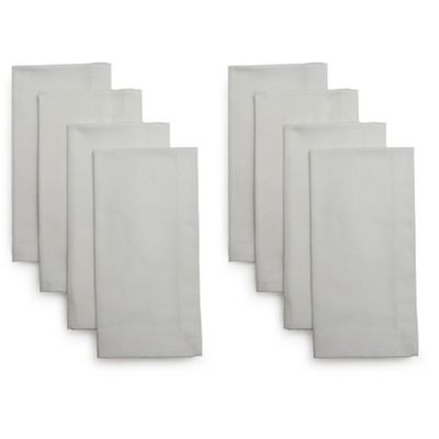 Sur La Table Herringbone Napkins, Set of 8, White