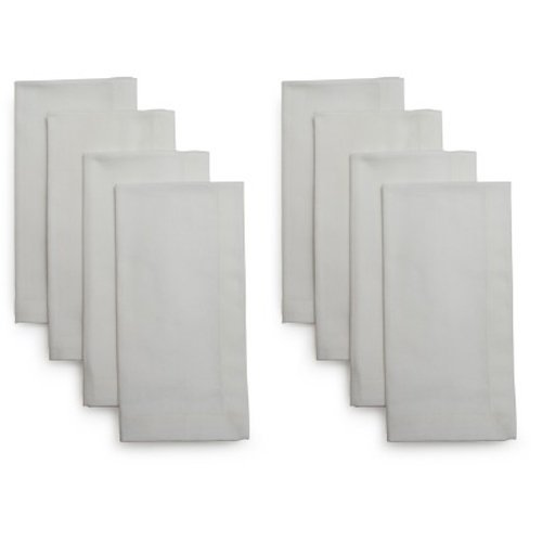 Sur La Table Herringbone Napkins, Set of 8, White