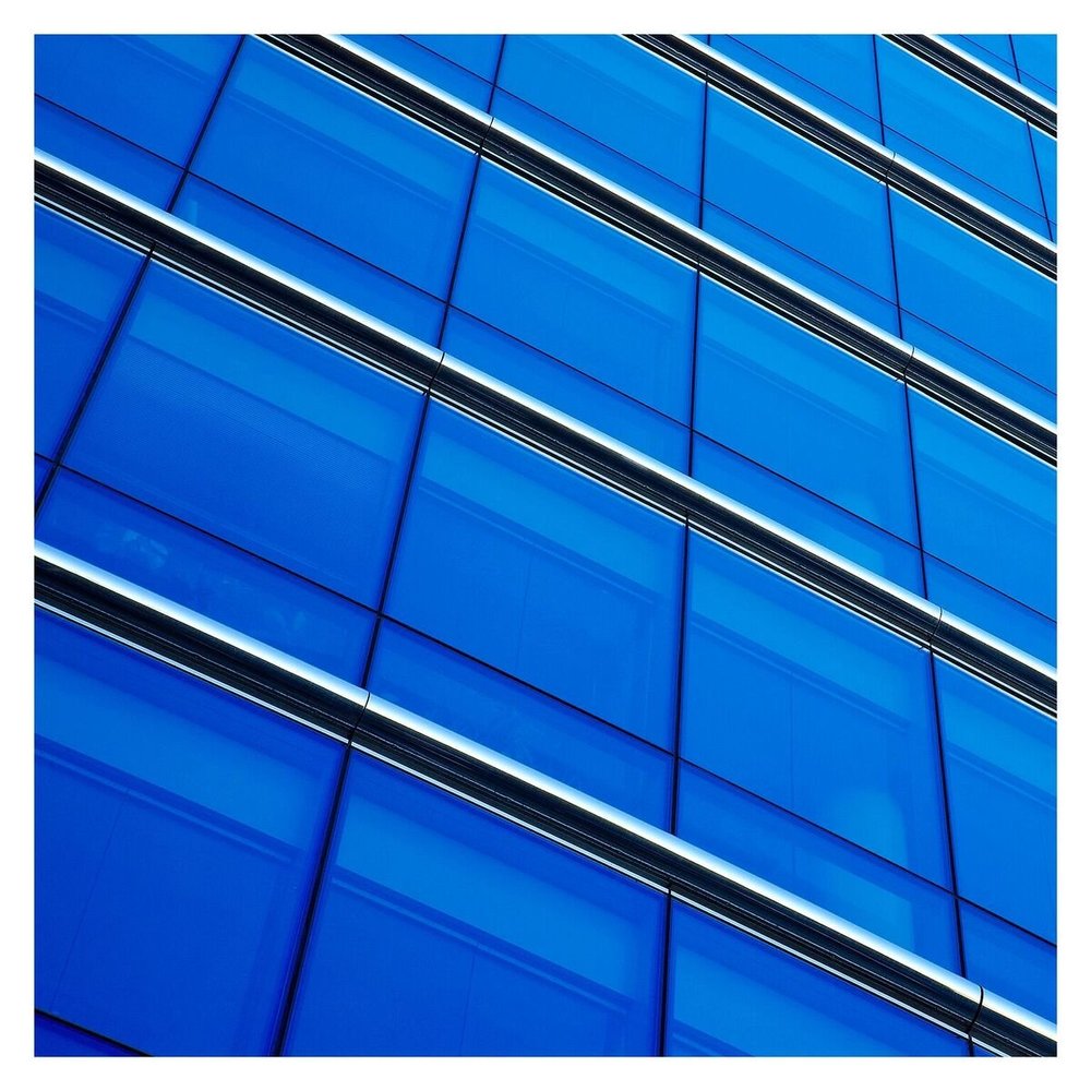 BDF CABL Decorative Window Film Transparent Color Blue - 36in X 25ft