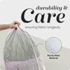 Handy Laundry Mesh XL Laundry Bag - Durable, Machine Washable with Secure Drawstring Closure - Perfect for College Dorms, Laundromats, Apartments (White) view 4