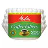 Melitta Junior Basket Coffee Filters 200-Count, White, 4-6 Cups (Pack of 3) view 1