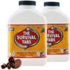 Survival Tabs - 30 Day Survival Food Supply - Gluten Free and Non-GMO 25 Years Shelf Life (2 x 180 tabs/Bottle - Chocolate) view 1