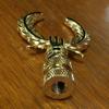 Royal Designs Laurel Wreath Lamp 2.75" Lamp Finial for Lamp Shade, Polished Brass view 2