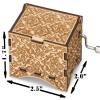 TheLaser'sEdge, Personalizable Damask Music Box, Laser Engraved Wood (Standard, Can't Help Falling in Love) view 2