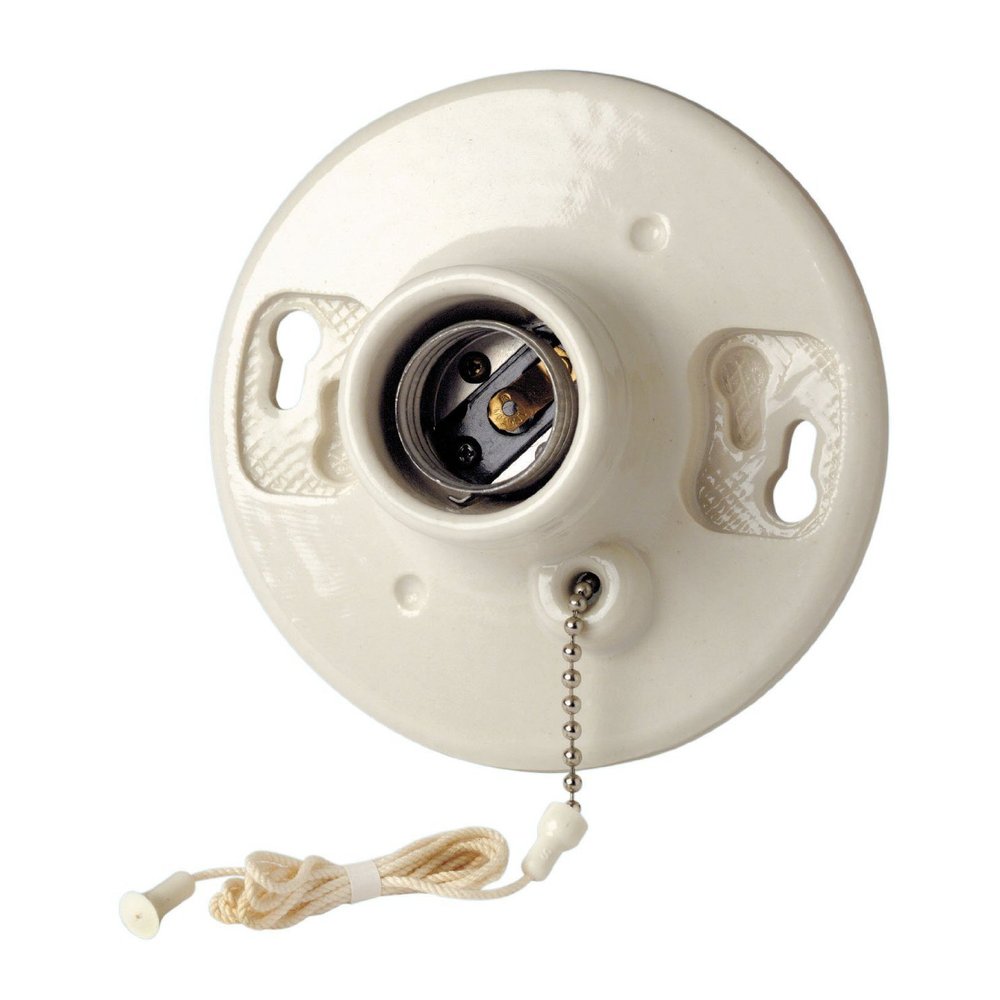 Leviton Pull Chain Lampholder(Pack of 2)