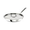 All-Clad D3 12" Stainless Steel Frying pan W/Lid, 3-Ply Stainless Steel Pan, Induction, Oven Broiler Safe 600F Skillet, Professional Cookware, Silver view 1