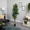 Nearly Natural 6ft. Dracaena Silk Plant (Real Touch) view 2