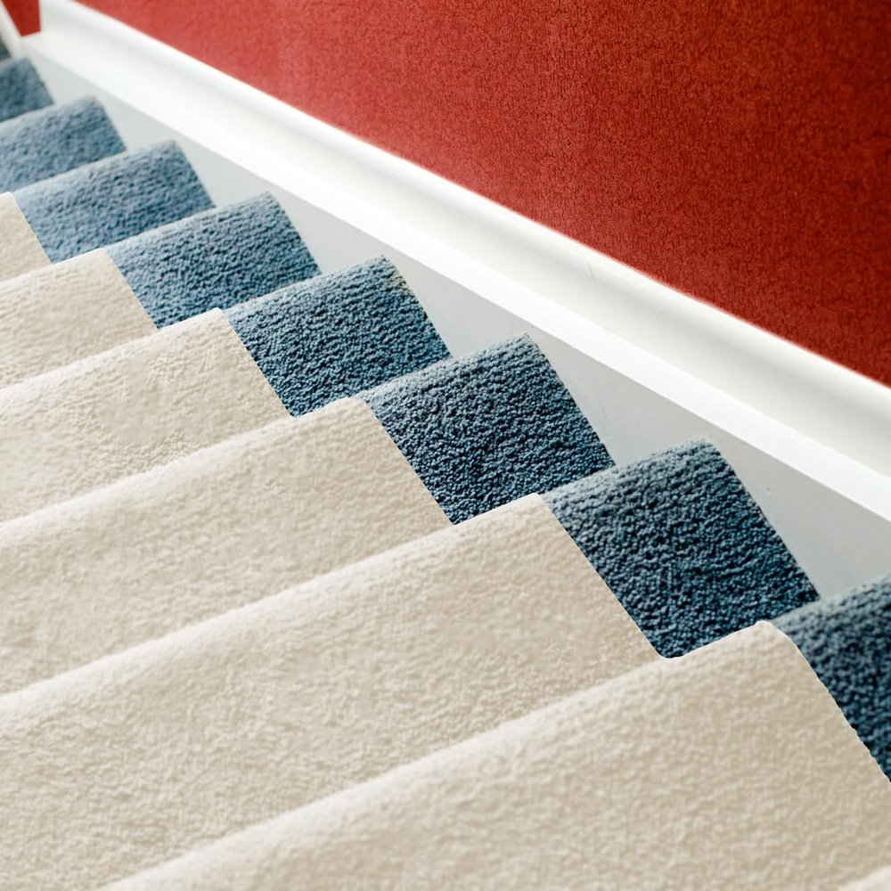 LAMINET Non-Slip Carpet Stair & Floor Protector - Beige, 20' L x 30" W - Durable, Washable Low-Pile Protector for Carpeted Stairs, Floors, High-Traffic Areas, and Entryways