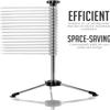 OVENTE Collapsible Pasta Drying Rack for Homemade Fresh Spaghetti & Noodles, BPA-Free Acrylic Rods, Rotating Arms, Compact & Easy to Clean, Clear ACPPA900C view 3