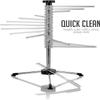 OVENTE Collapsible Pasta Drying Rack for Homemade Fresh Spaghetti & Noodles, BPA-Free Acrylic Rods, Rotating Arms, Compact & Easy to Clean, Clear ACPPA900C view 4