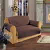 Elegant Comfort QUILTED FURNITURE PROTECTOR - Special Treatment Microfiber As soft as Egyptian Cotton, Chocolate Sofa 110"x75.5" (FITS MOST SOFAS UP TO 92" LONG) view 1
