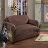 Elegant Comfort QUILTED FURNITURE PROTECTOR - Special Treatment Microfiber As soft as Egyptian Cotton, Chocolate Sofa 110"x75.5" (FITS MOST SOFAS UP TO 92" LONG) view 4