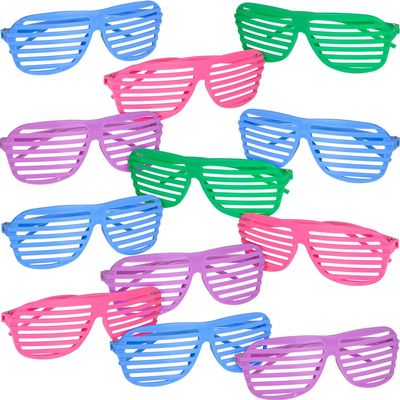 Fun Express Shutter Shades (1 Dozen) Apparel Accessories, Eyewear, Novelty Glasses - VBS Vacation Bible School Supplies/Decor