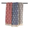 DII 4TH of July Patriotic Throw Blanket with Decorative Tassles, Use for Chair, Couch, Bed, Picnic, Camping, Beach, & Just Staying Cozy at Home (50 x 60), Star Tango Red view 4