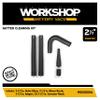 WORKSHOP Wet/Dry Vacs Shop Vacuum Accessories WS25051A Gutter Cleaning Kit for Wet Dry Vacuum Cleaners, 2-1/2-inch Vac Attachments Designed For Cleaning and Blowing Debris from Gutters view 2