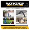 WORKSHOP Wet/Dry Vacs Shop Vacuum Accessories WS25051A Gutter Cleaning Kit for Wet Dry Vacuum Cleaners, 2-1/2-inch Vac Attachments Designed For Cleaning and Blowing Debris from Gutters view 4