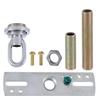 B&P Lamp Screw Collar Canopy Hardware Set, Nickel Plated view 1