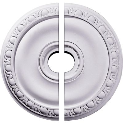 Ekena Millwork CM20JA2 20"OD x 3 5/8"ID x 1"P Jackson Ceiling Medallion, Fits Canopies up to 5-1/8", 2 Piece