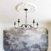 Ekena Millwork CM20JA2 20"OD x 3 5/8"ID x 1"P Jackson Ceiling Medallion, Fits Canopies up to 5-1/8", 2 Piece view 4