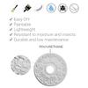 Ekena Millwork CM16PL2-03500 16 3/4"OD x 3 1/2"ID x 1 3/8"P Plymouth Ceiling Medallion, Fits Canopies up to 3-1/2", 2 Piece view 2