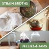 Organic Unbleached Cotton Cheesecloth for Straining, GOTS Certified, Fine Reusable Strainer  Large 18 Sq.ft. Cheese Cloth view 3