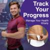 MyoTape Vinyl Body Measuring Tape - One Handed Use with Push Button Retraction - Measure Any Body Part view 3
