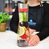 Grosche Rio - Glass Pitcher with Lid - Glass Juice Pitcher - Clear Glass Drink Pitcher - Infused Glass Water Pitcher and Drink Infuser 1000ml, 32 Oz view 2