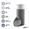 Ello Ogden Ceramic Travel Mug with Splash-Resistant Slider Lid and Protective Silicone Boot, Perfect for Coffee or Tea, BPA Free, Dishwasher Safe, Gray, 16 oz, 758-0438-040 view 3
