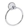 MODONA Four Piece Bathroom Accessories Set, Includes 24 Towel Bar, Robe Hook, Towel Ring, and Toilet Paper Holder  White Porcelain & Chrome - Arora Series - 5 Year Warrantee view 4