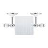 MODONA Toilet Paper Holder - White Porcelain & Chrome - Arora Series - 5 Year Warrantee view 4