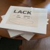 IKEA Floating Wall Lack Shelf White - Home Decor Stack of 3 Shelves view 1