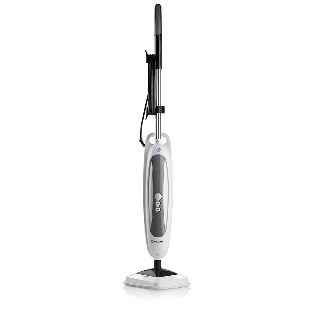 Reliable 300CU Steam Floor Mop - Pro Steamboy mop with 2 Microfiber Pads, 1500W Power of Steam for Tile, Hardwood Floor and Carpets, Fast Heat-Up time, 180-Degree Swivel Head to Reach the Hard Places