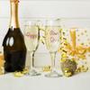 GAINWELL Metallic Wine Glass Markers 8Pcs, Non-Toxic, Food-Safe, Dishwasher-Safe, Wine Glass Marker Pens for Ceramic Plates, Parties & Weddings view 3