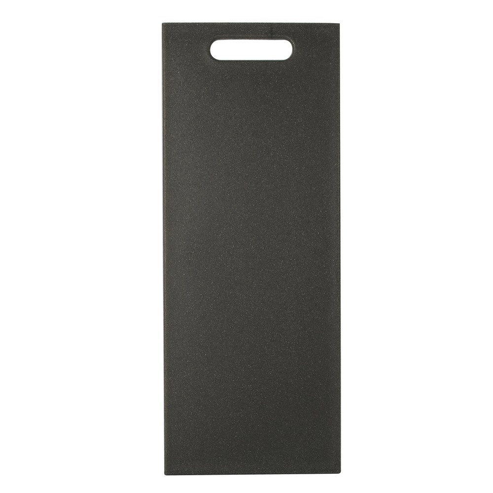 EcoSmart PolyGlass Charcuterie Cutting & Serving Board, Black 6" by 17", Recycled Plastic and Glass, Made in the USA by Architec