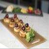 EcoSmart PolyGlass Charcuterie Cutting & Serving Board, Black 6" by 17", Recycled Plastic and Glass, Made in the USA by Architec view 4