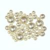 150 Floating Ivory/Off White Pearls - Large Sizes - With Must Have Tranparent Water Gels KIT for The Best Floating Effect - Fills 2 GL of Gels for Your Vases- And 6 Warm White Submersible Fairy Lights view 2
